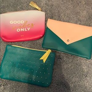 Lot of 3 Ipsy Bags